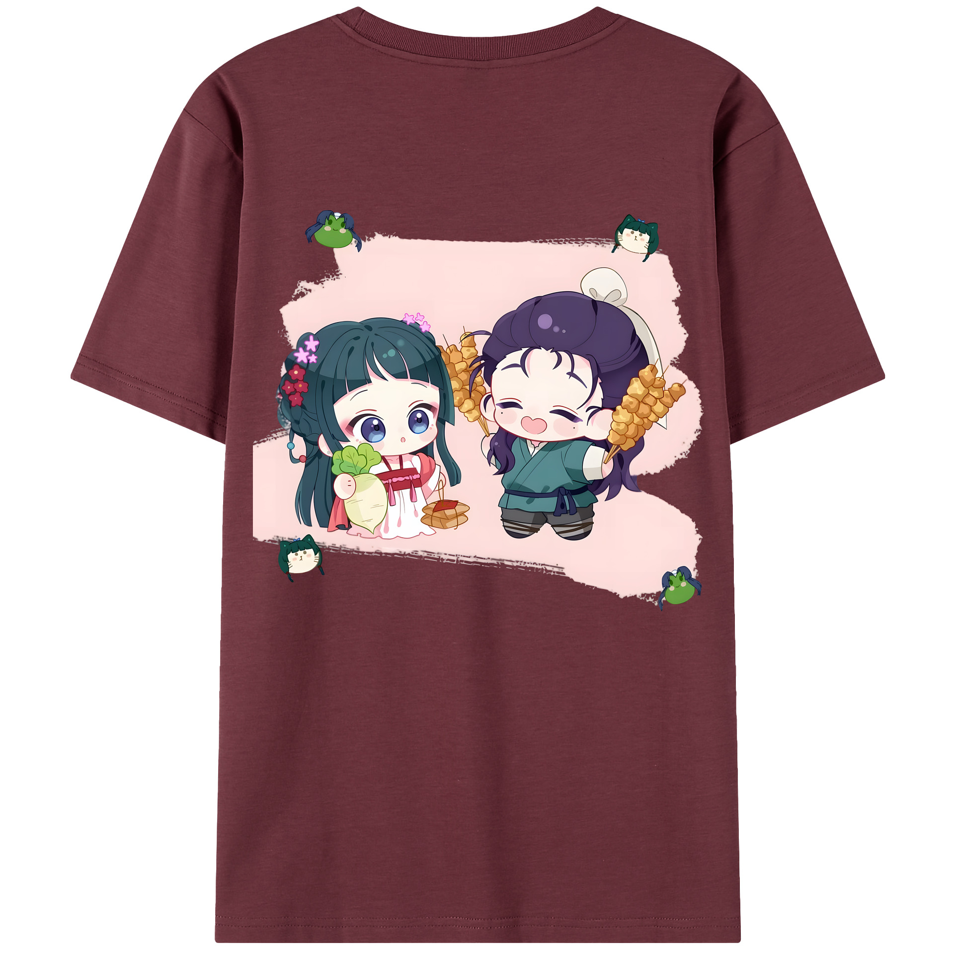 （画像用） 薬屋のひとりごと The Apothecary Diaries 綿100％半袖Tシャツ（背面プリント）